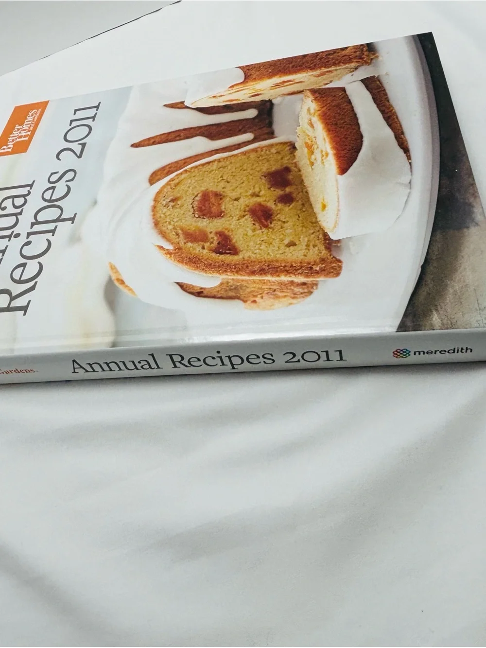 Better Homes And Gardens Annual Recipes Stack - White with Multicolor Titles
